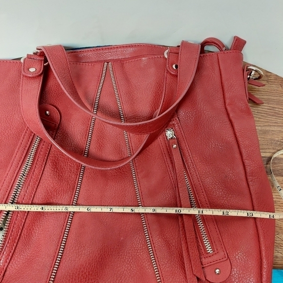 LP Blue Large Red Shoulder Bag - Picture 12 of 14